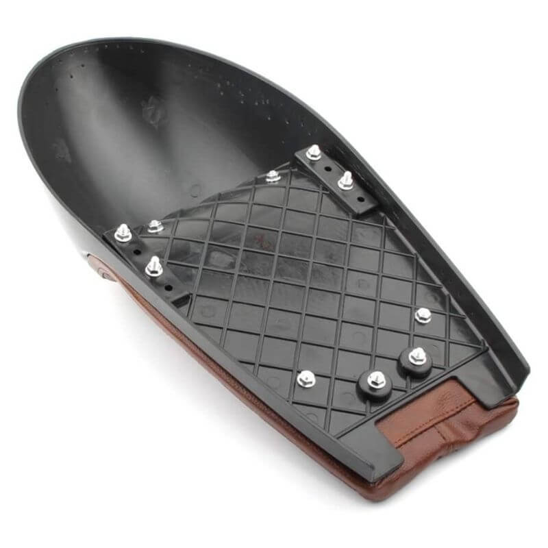 Coque arrière moto avec selle vintage pour café racer