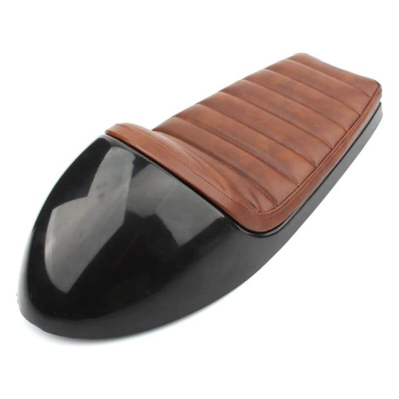 Coque arrière moto avec selle vintage pour café racer