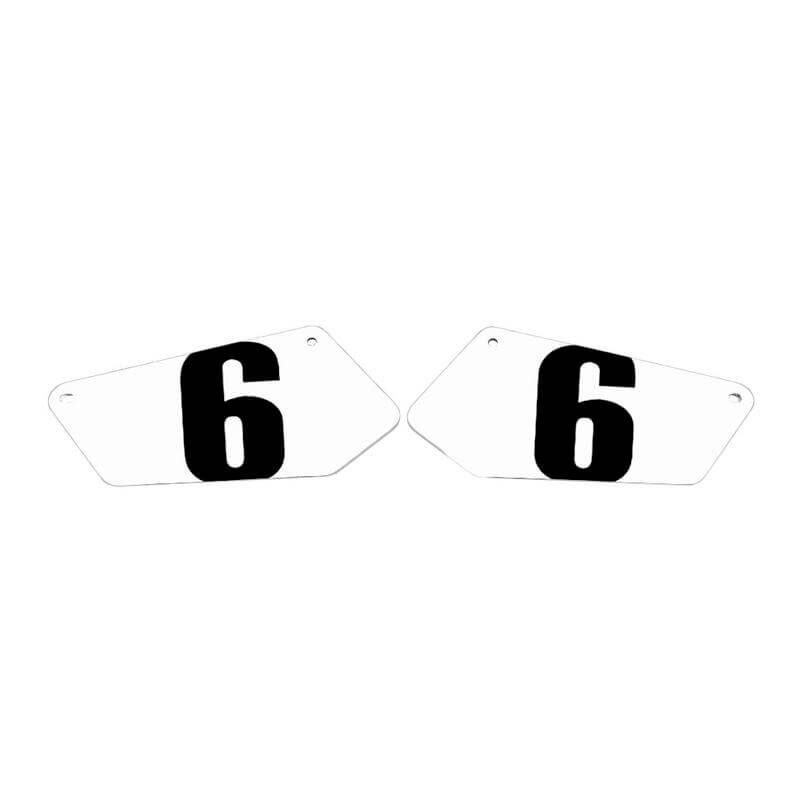 plaque latéral moto avec numero yamaha 900 XSR