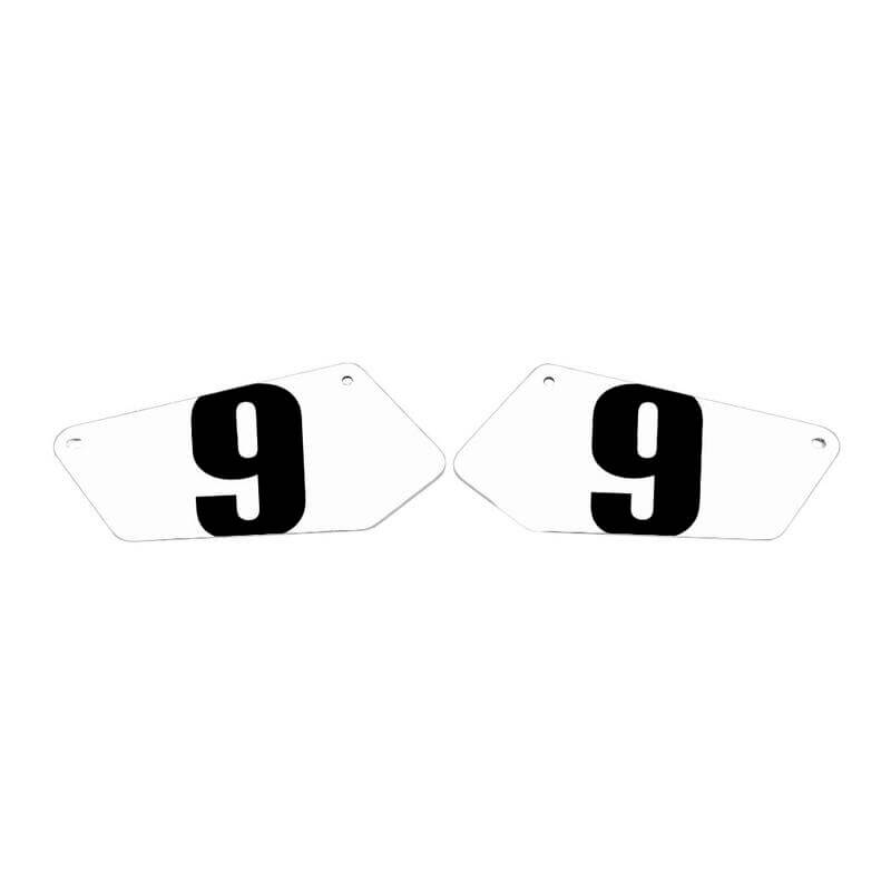 plaque latéral moto avec numero yamaha 900 XSR