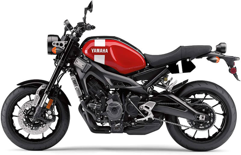 plaque latéral moto avec numero yamaha 900 XSR