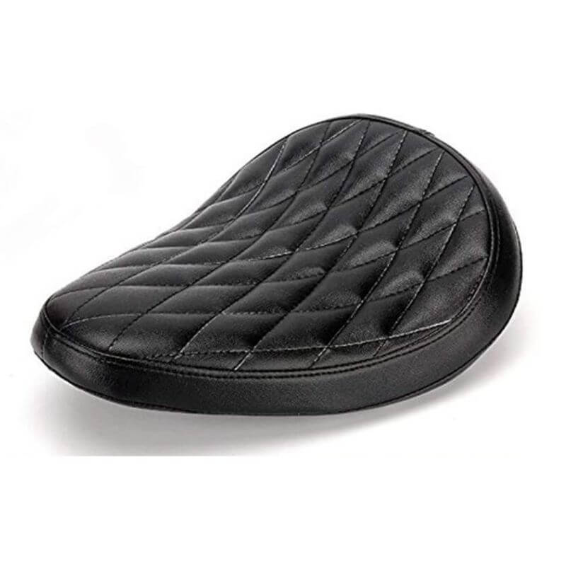 selle moto bobber monoplace vintage sur ressort