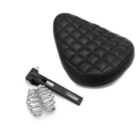 Thumbnail for selle moto bobber monoplace vintage sur ressort