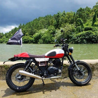 Thumbnail for Selle Café Racer avec coque arrière et feu intégré moto