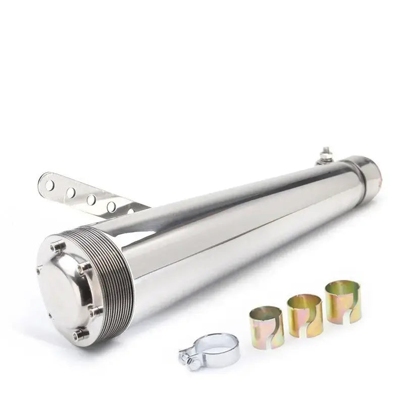Silencieux Café Racer Chrome