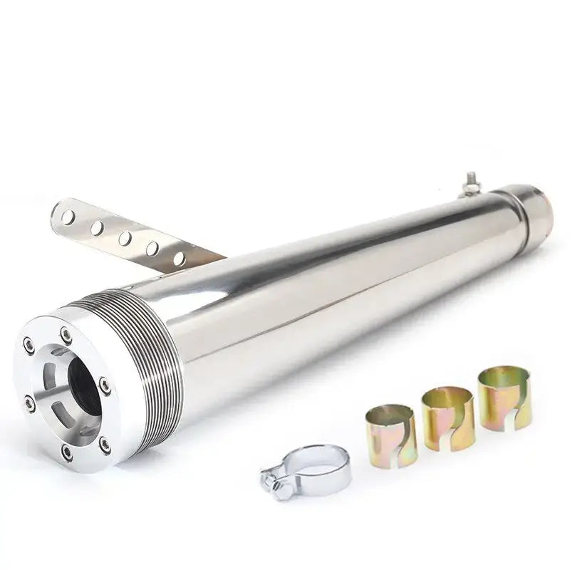 Silencieux Café Racer Chrome
