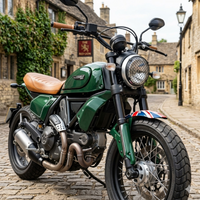 Thumbnail for Ducati-scrambler-800-garde-boue-anglais-café racer