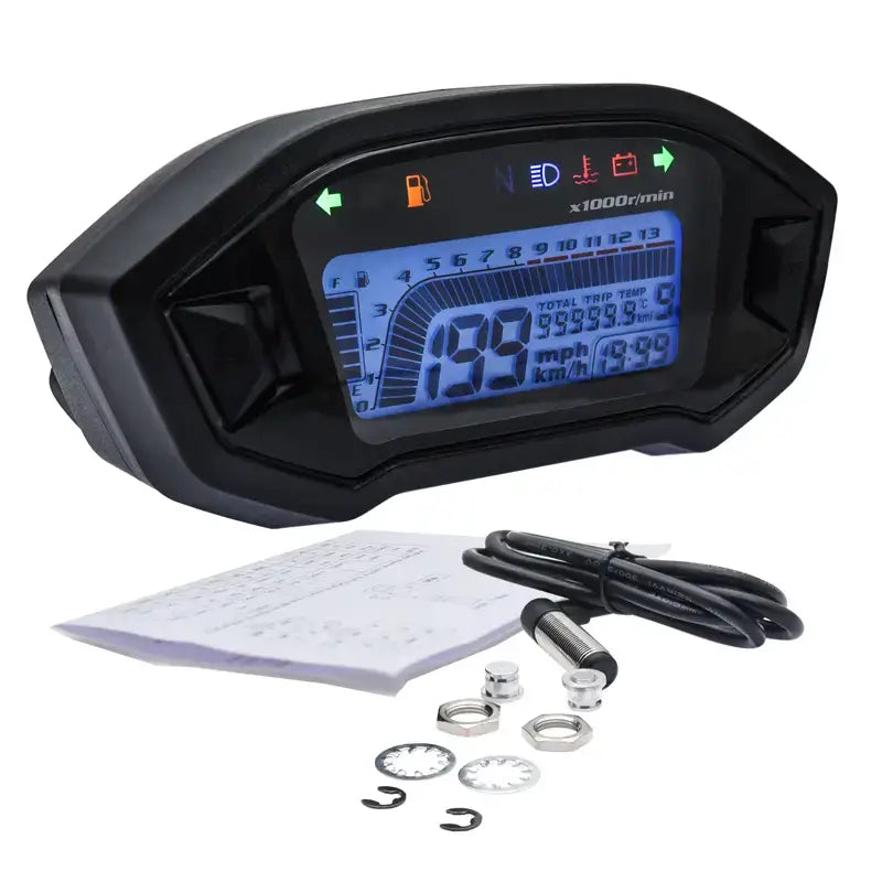 Compteur Moto Digital Café Racer