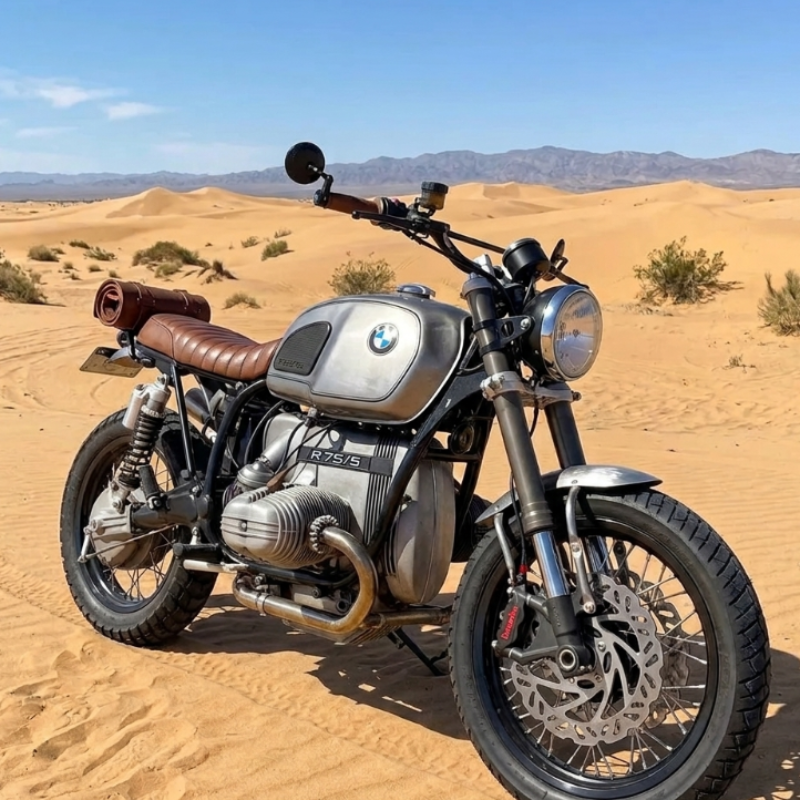 Garde-boue avant moto scrambler en aluminium brut pour vos customisation 