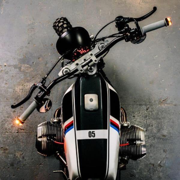 Commodo Clignotant Moto  Clignotant moto, Moto scrambler, Café racer