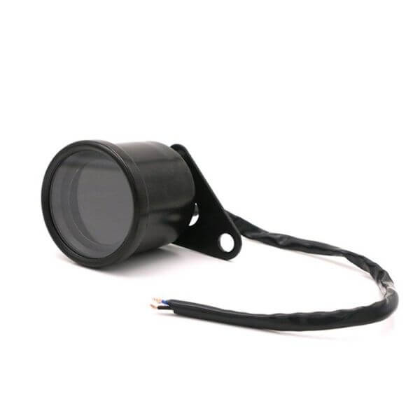 Compteur moto vintage adaptable - noir