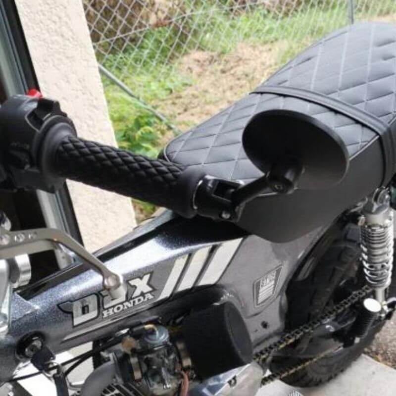 Mini Rétroviseur Embout de Guidon | moto-scrambler