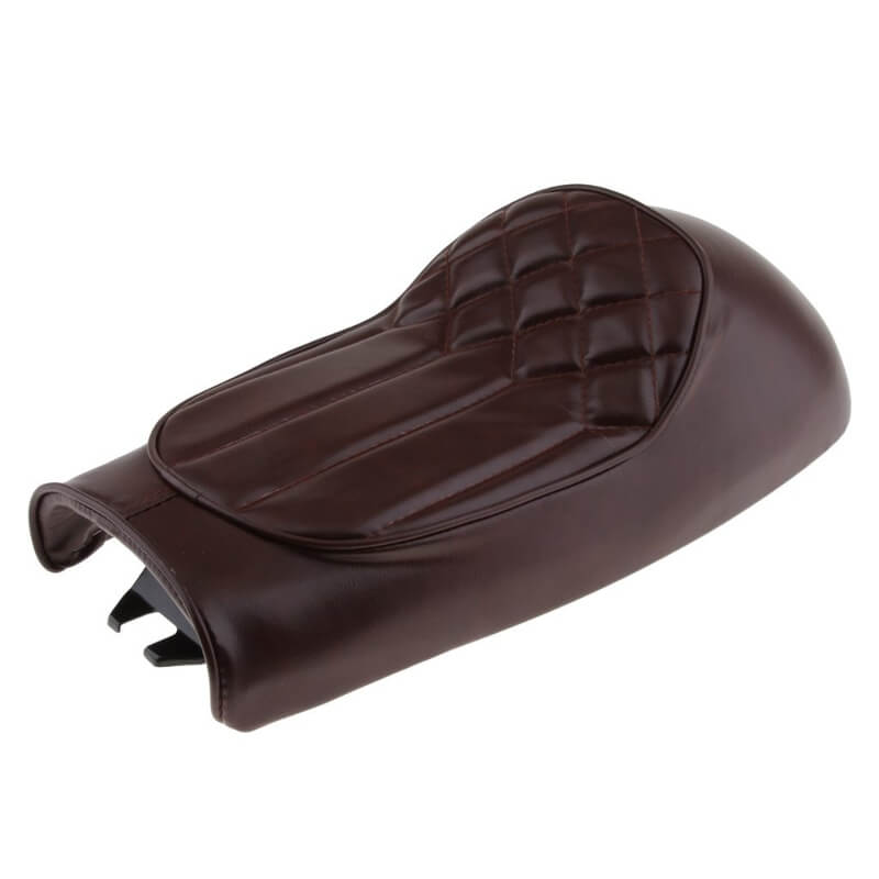 Selle Café Racer Marron Rétro Vintage