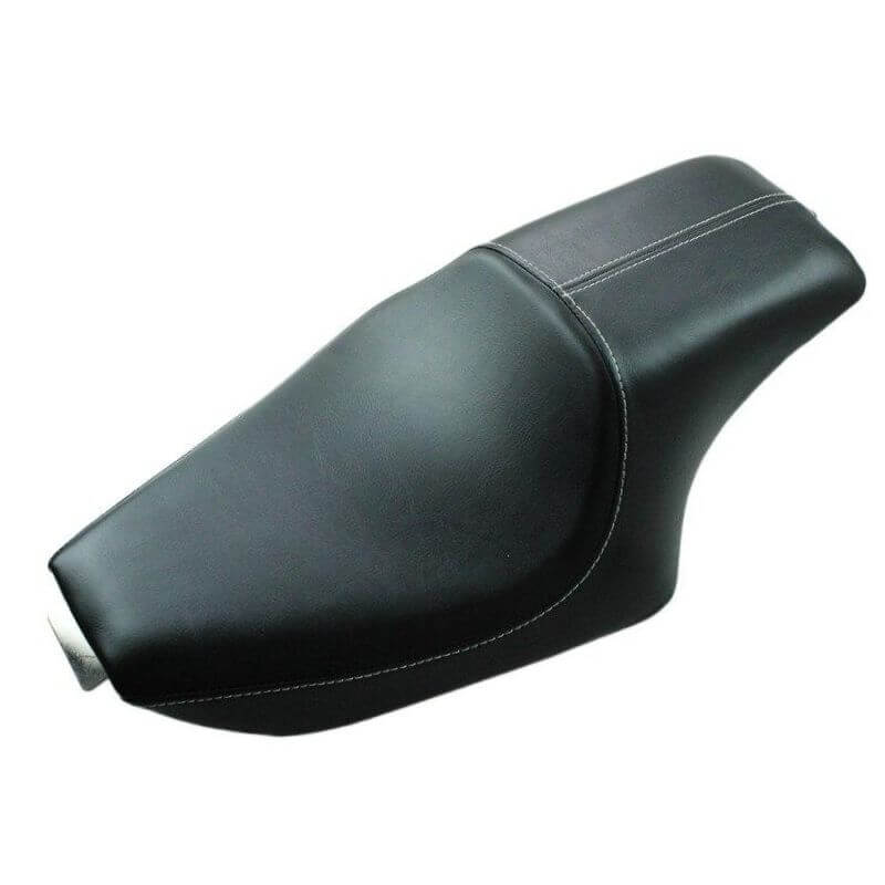 Selle moto flat track Noir 
