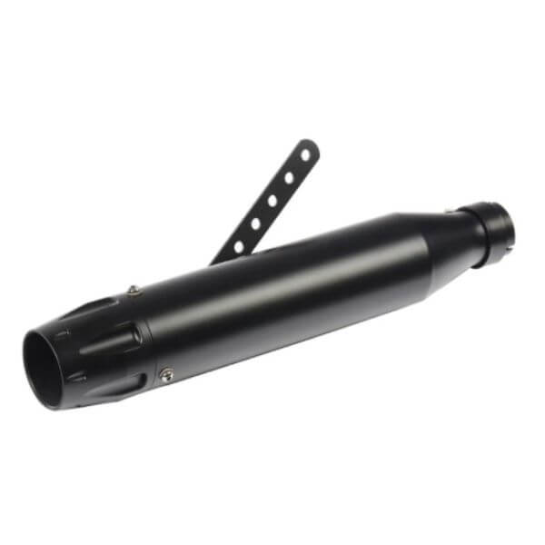 Silencieux Moto Universel Brat Noir