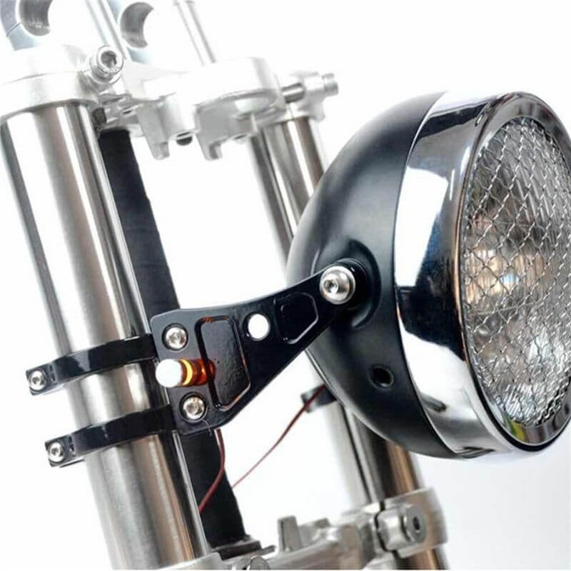 NAKESHOP 1 paire support de phare moto support fourche tête de lampe pour  café racer 41mm